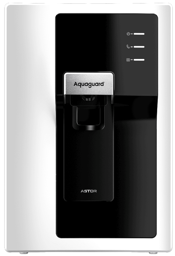 Aquaguard Astor Alkaline 7-Stage UV+UF Water Purifier | Suitable for Municipal Water (TDS <200 ppm) | Not Suitable for Borewell/Tanker Water GWPDAUA2X00000