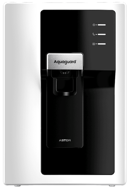 Aquaguard Astor Alkaline 7-Stage UV+UF Water Purifier | Suitable for Municipal Water (TDS <200 ppm) | Not Suitable for Borewell/Tanker Water GWPDAUA2X00000