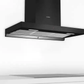 Bosch DWBA98G60I 90 cm Self Clean Technology glass Kitchen Chimney (HOOD  Oil collector Filter technology, Touch Control, Black)