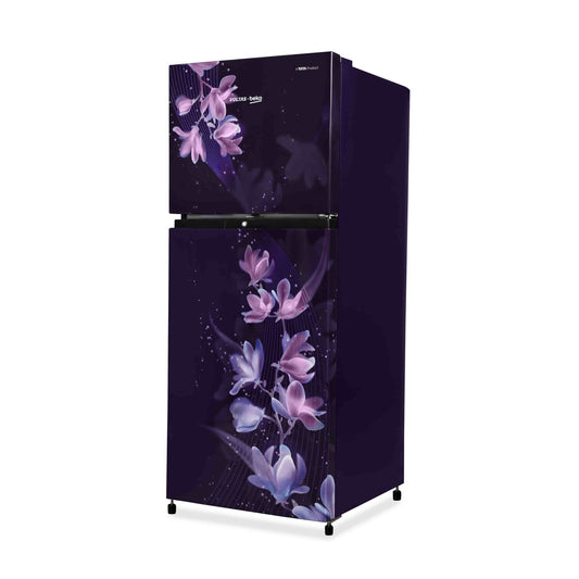 Voltas Beko RFF270C/WPNPR0I0000GD 230 L, 3 Star, Double Door Frost Free Refrigerator (Nightangle Purple)