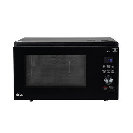 LG 32 L Convertible Microwave Oven with Air Fry, Charcoal Lighting Heater™, 431 Auto Cook Menu Powered by Thinq, Black — MJEN326ULWF — product view