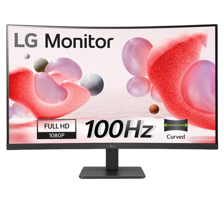 LG 78.74 cm (31) Full HD Display(1500R), 100Hz Refresh Rate, Reader Mode & Flicker Safe, AMD FreeSync™ — 32MR50C-B — product view