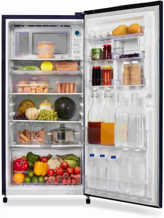 Voltas Beko RDC220C / W0DBE0M000UGD 185 L Direct Cool Single Door 3 Star Refrigerator  (Dahlia Blue)