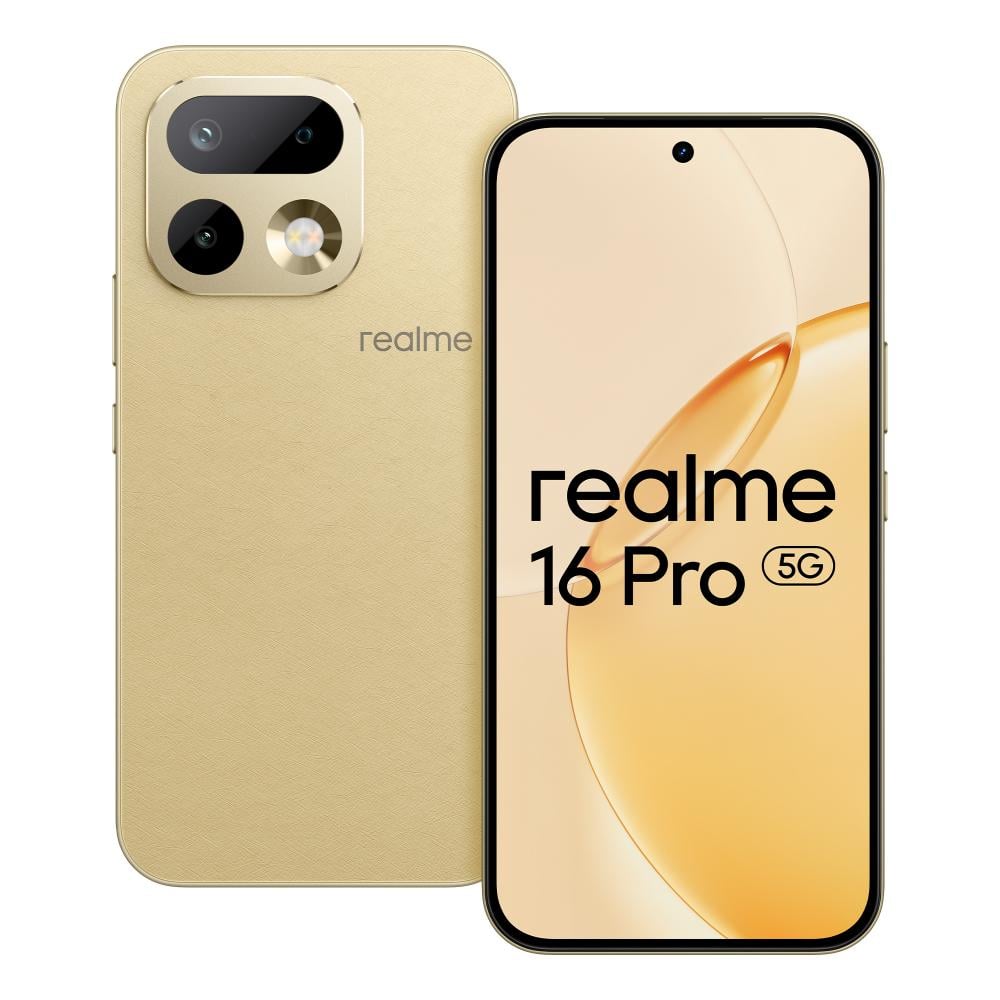 Realme 16 Pro 5G 256 GB, 8 GB RAM, Master Gold, Mobile Phone