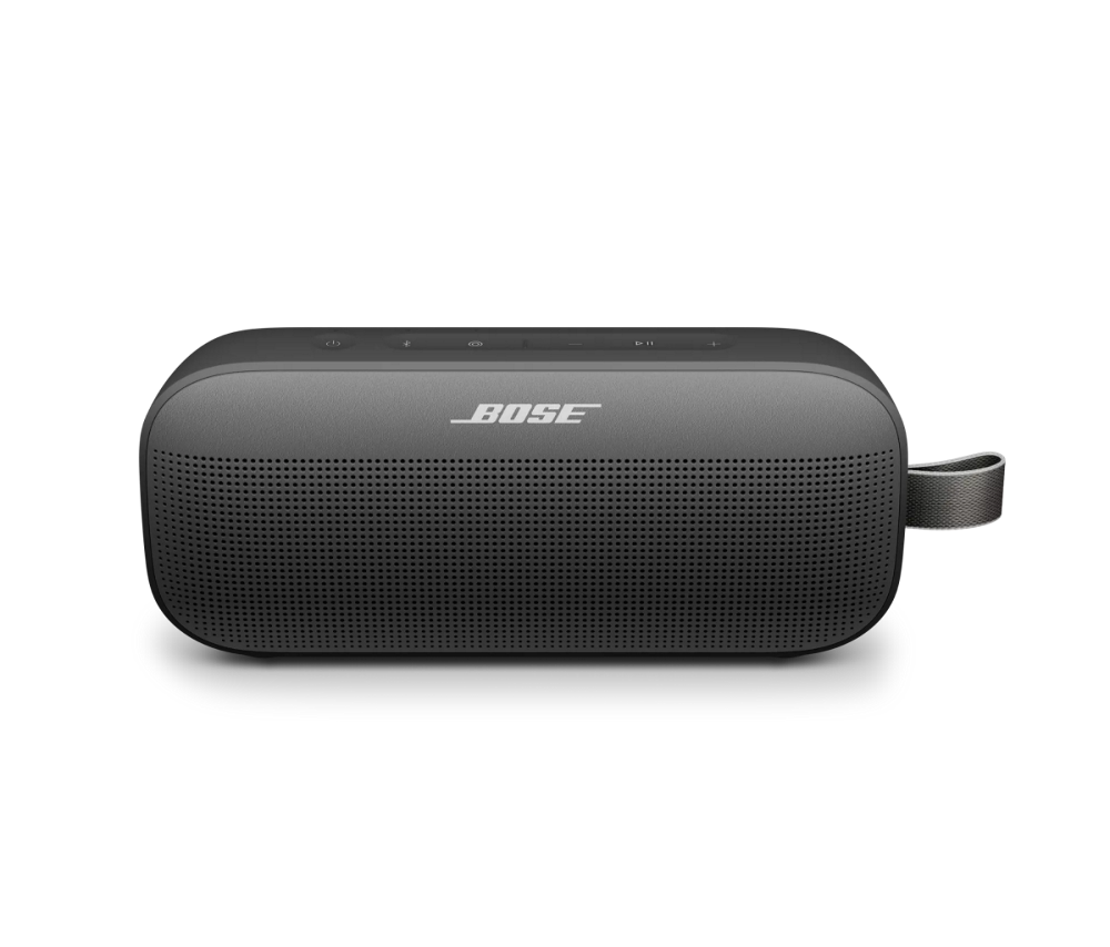 Bose SoundLink Flex 2nd Gen Portable Bluetooth Speaker (Black) – 12H Playtime, Waterproof IP67, Deep Bass | Suraj Electronics Delhi NCR