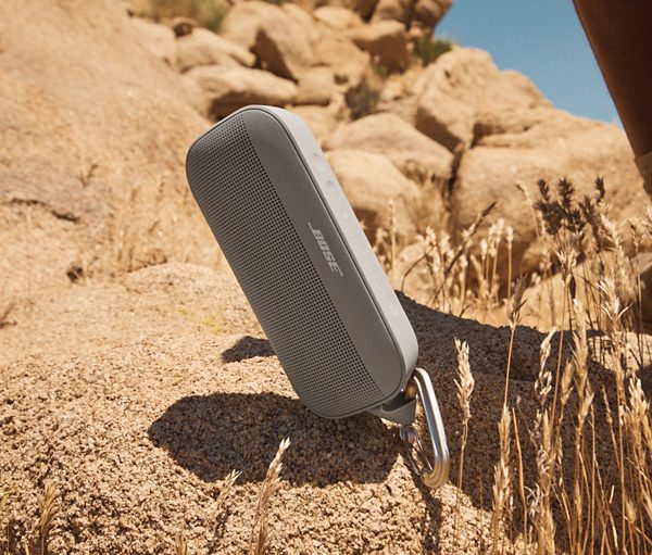Bose SoundLink Flex Portable Bluetooth Speaker (2nd Gen) Sandstone – Model 887612-0300 | Deep Bass, 12H Battery, IP67 Waterproof