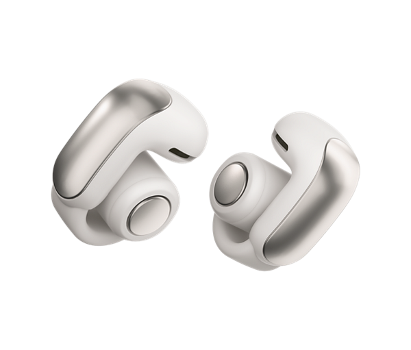 Bose Ultra Open Earbuds with OpenAudio Technology, Open Ear Wireless Earbuds, Up to 48 Hours of Battery Life, White 881046-0020