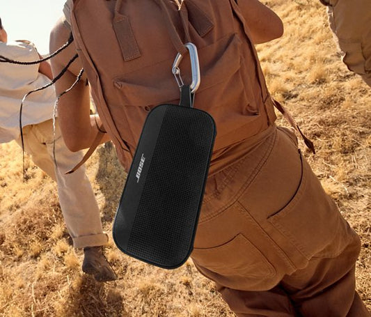 Bose SoundLink Flex 2nd Gen Portable Bluetooth Speaker (Black) – 12H Playtime, Waterproof IP67, Deep Bass | Suraj Electronics Delhi NCR