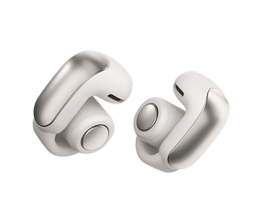 Bose Ultra Open Earbuds with OpenAudio Technology, Open Ear Wireless Earbuds, Up to 48 Hours of Battery Life, White 881046-0020