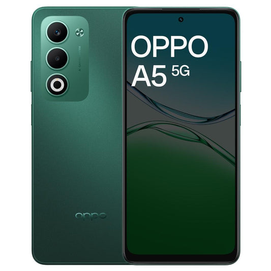 Oppo A5 5G 128 GB, 6 GB RAM, Aurora Green, Mobile Phone
