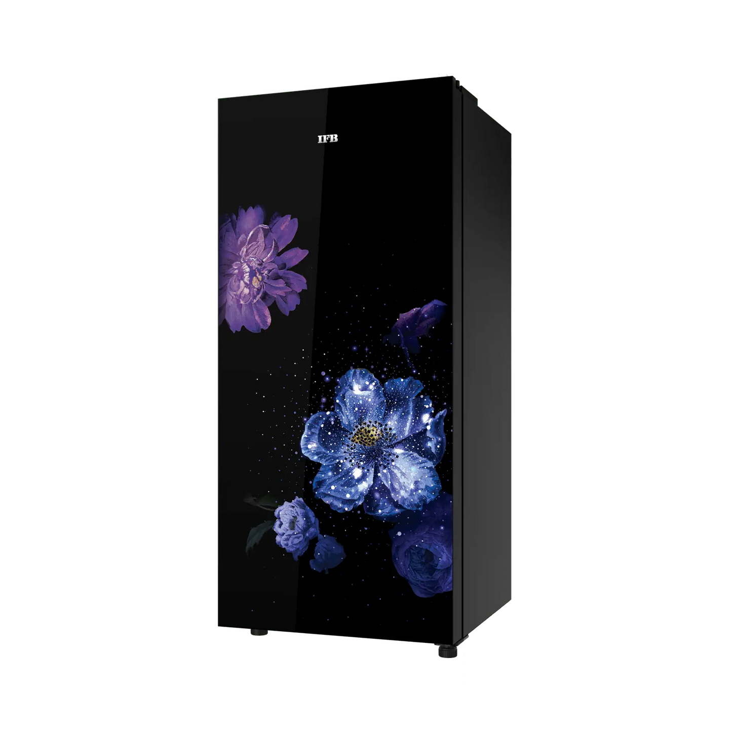 IFB&nbsp; (IFBDC-2233FFG) 197 litre 3 Star Single Door Refrigerator | Floral Joy Black Glass | ConvertiCool | Fast Ice | Copper Boost | Suraj Electronics Delhi NCR