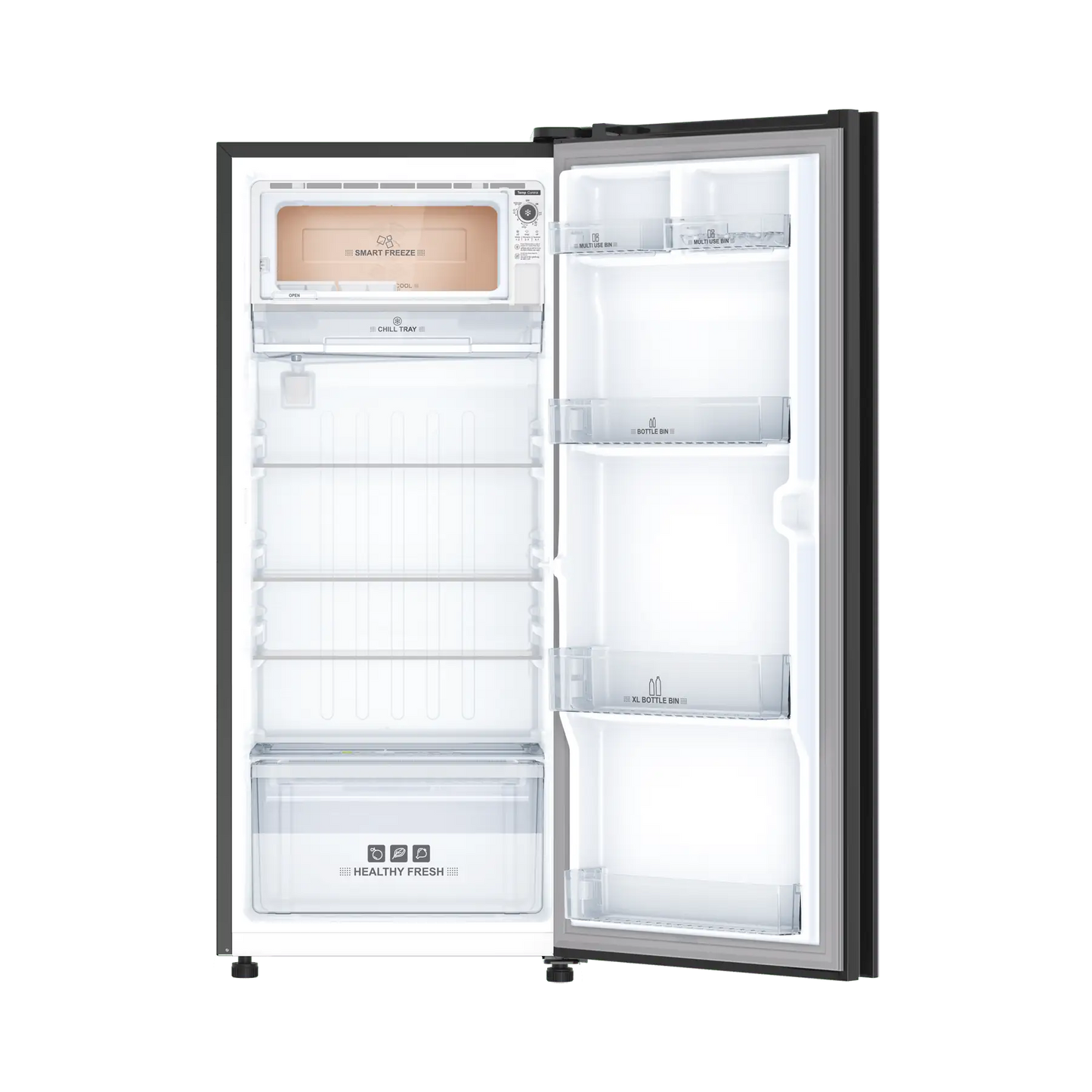 IFB IFBDC - 2324IRG Direct - Cool Refrigerator 206 L | 4 Star | Glass Door | Advance Cool Series