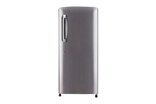 LG 215L Single Door Refrigerator with Smart Inverter Compressor in Shiny Steel Color — GL-B221APZY — product view