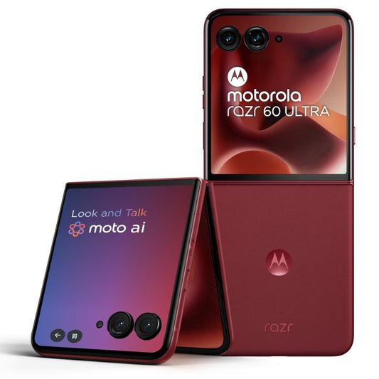 Motorola Razr 60 Ultra 512 GB, 16 GB RAM, PANTONE Rio Red, Mobile Phone
