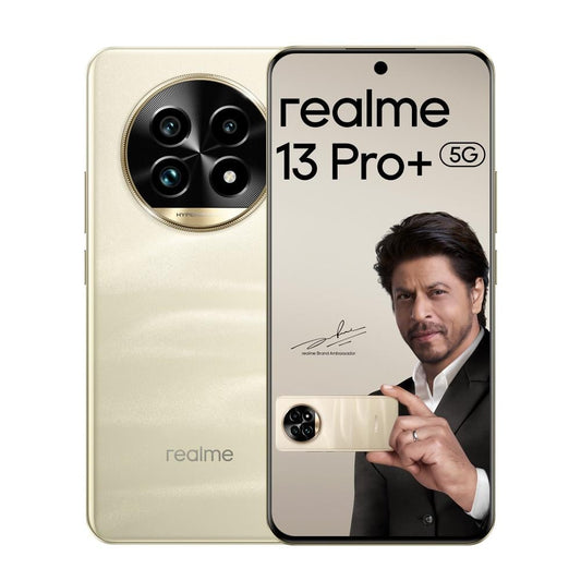 Realme 13 Pro+ 5G 512 GB, 12 GB RAM, Monet Gold, Mobile Phone