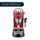 DeLonghi EC685.R 15 Bar Pump Espresso Coffee Machine (1350W, Thermoblock, Milk Frother, Compact Design, Red) – Barista-Style Coffee at Home