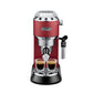 DeLonghi EC685.R 15 Bar Pump Espresso Coffee Machine (1350W, Thermoblock, Milk Frother, Compact Design, Red) – Barista-Style Coffee at Home