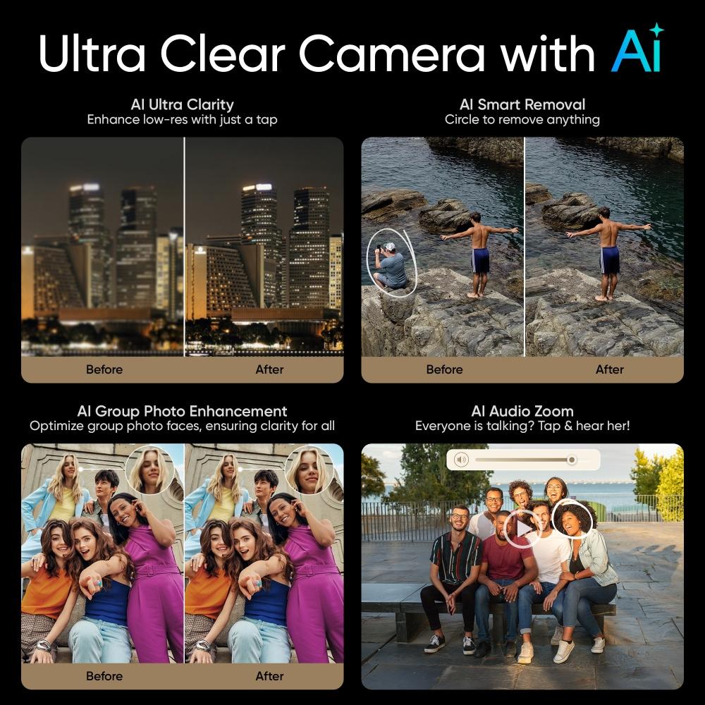 Realme 13 Pro+ 5G 256 GB, 12 GB RAM, Monet Gold, Mobile Phone