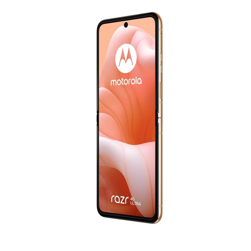 Moto Razr 40 ULTRA 256 GB, 8 GB RAM, Mobile Phone, Peach Fuzz