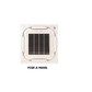 Daikin 2 Ton 2 Star Ceiling Cassette AC (FCQF24ARV16) – Non-Inverter, R32 Refrigerant, 360° Airflow, Fresh Air Intake