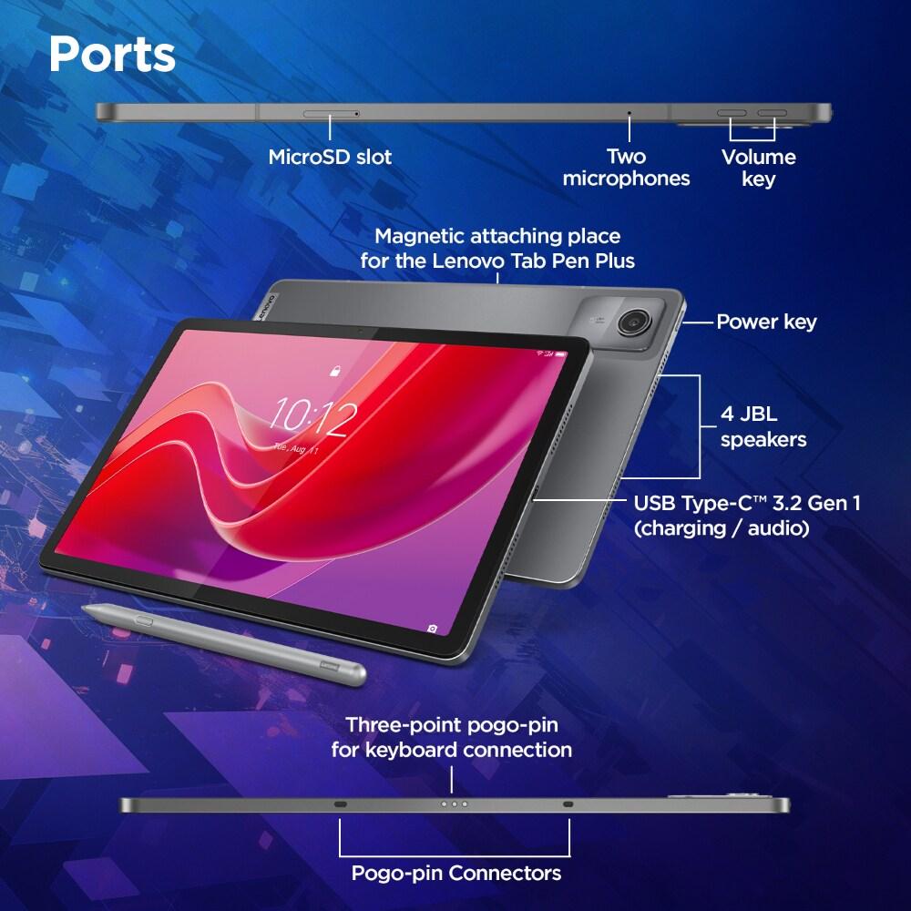 Lenovo Idea Tab 27.94 cm (11 inch) WiFi + 5G Tablet with Pen, 256 GB, 8 GB RAM, Grey, ZAFM0706IN