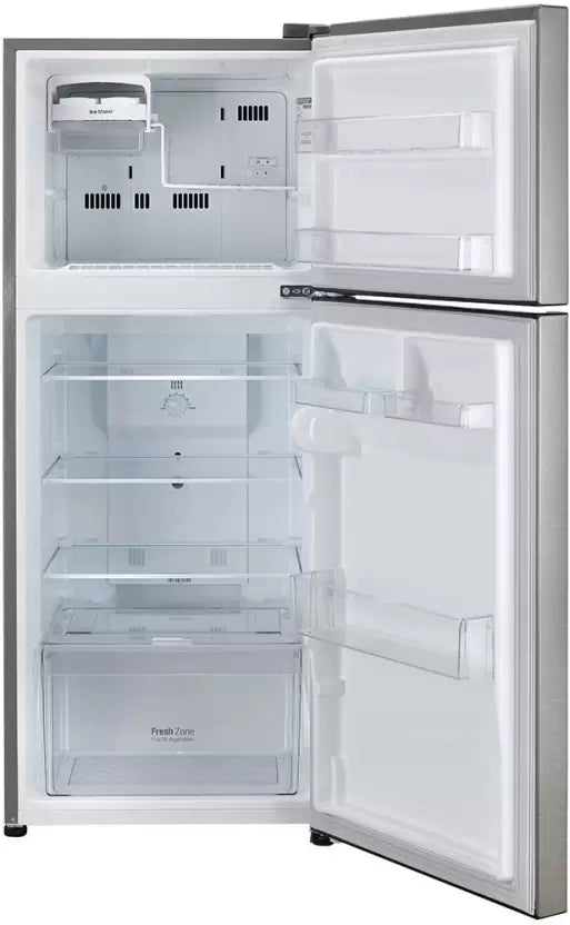 LG GL-N292BDSY 242L 2 Star Frost Free Double Door Refrigerator with Smart Inverter Compressor, Multi Air Flow & Twist Ice Maker – Dazzle Steel