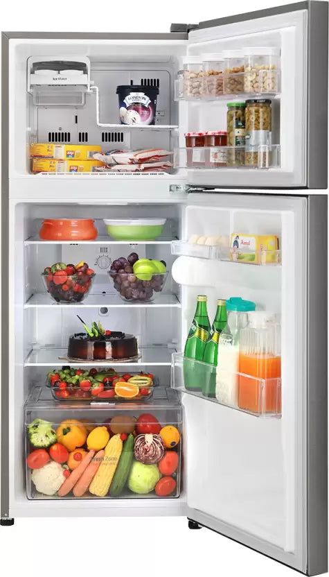 LG GL-N292BDSY 242L 2 Star Frost Free Double Door Refrigerator with Smart Inverter Compressor, Multi Air Flow & Twist Ice Maker – Dazzle Steel