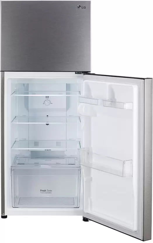 LG GL-N292BDSY 242L 2 Star Frost Free Double Door Refrigerator with Smart Inverter Compressor, Multi Air Flow & Twist Ice Maker – Dazzle Steel