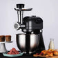 Hafele Klara Highline 1000W Stand Mixer with 5.5L Stainless Steel Bowl, Blender Jar & 3 Attachments (Grey) – Multifunction Kitchen Machine for Dough Kneading, Whisking, Slicing & More