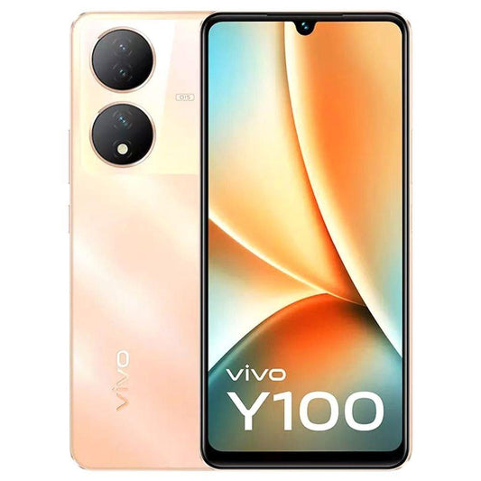 Vivo Y100A 5G 256 GB, 8 GB RAM, Twilight Gold, Mobile Phone