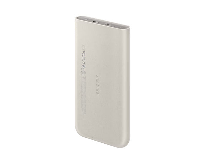 Samsung Galaxy 10,000mAh Wireless Battery Pack U2510 | 25W Super Fast Charger | Qi Wireless + Wired Power Bank | Beige | Suraj Electronics Delhi NCR