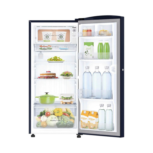 IFB IFBDC-2232FBF 187L 2 Star Direct-Cool Single Door Refrigerator (  Floral Falls Blue) Extraordinary Storage with Humidity Controller