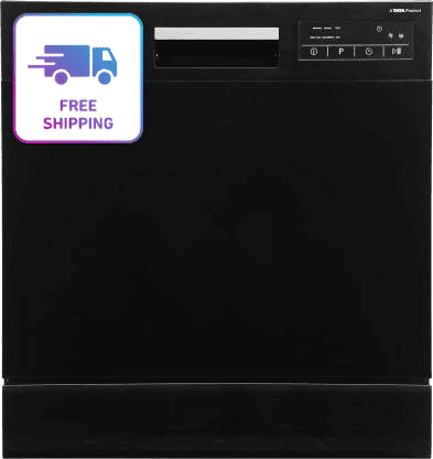 Voltas Beko DT8B 8 Place Table Top Dishwasher (Black, 6 Wash Programs, Low Noise, Compact Design)