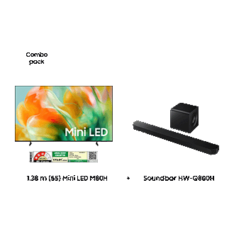 Samsung 1.38 m (55) Mini LED M80H & Soundbar HW-Q800H — F-BUNDLE000025 — alternate view
