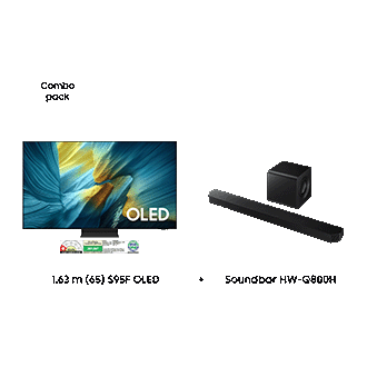 Samsung 1.63 m (65) S95F OLED & Soundbar HW-Q800H — F-BUNDLE000031 — alternate view