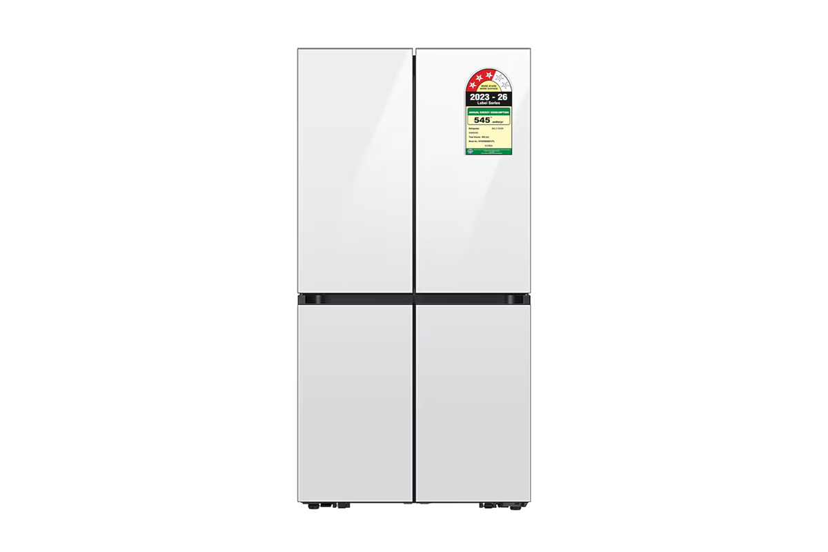 Samsung 650 L Bespoke AI 4 - Door French Door Refrigerator | Triple Cooling | FlexZone™ | RF65DB90BD12 — RF65DB90BD12TL — product view