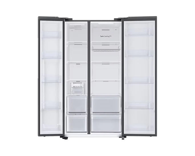 Samsung RS76CB81A312HL 653 L BESPOKE Convertible 5in1 Side by Side Refrigerator Clean White