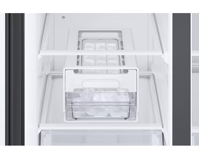 Samsung RS76CB81A312HL 653L BESPOKE 5-in-1 Side-by-Side Refrigerator – Clean White | Twin Cooling, AI Energy, Auto Open Door – Suraj Electronics