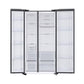 Samsung RS76CB81A333 653L 5-in-1 Convertible BESPOKE Side-by-Side Refrigerator – Twin Cooling Plus, Auto Open Door, AI Energy Mode, Wi-Fi Enabled (Glam Deep Charcoal)