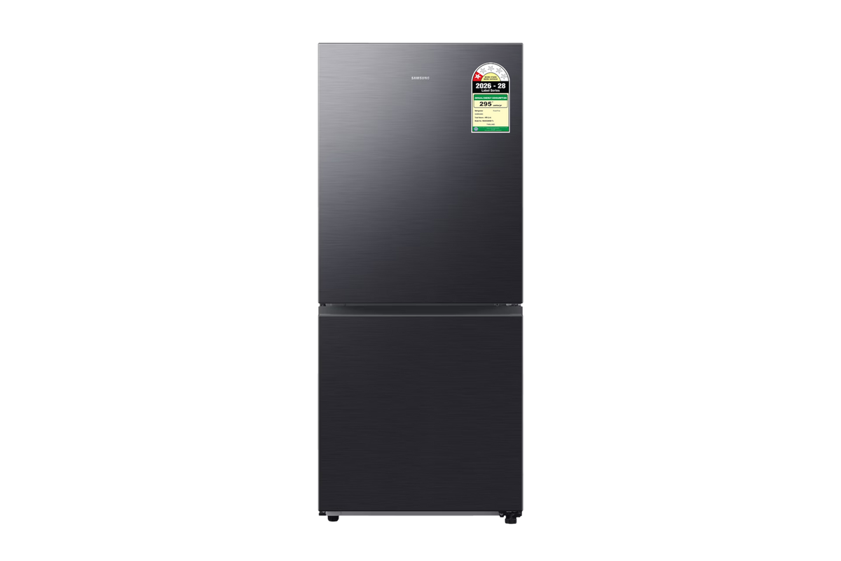 Samsung 458 L Double Door Refrigerator with Bespoke AI, Bottom Mount Freezer, 1★ RB45DG6005B1 — RB45DG6005B1TL — product view