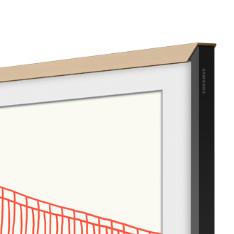 Samsung 1.38 m Beige Wood Customisable Bezel for The Frame TV — VG-SCFA55BEBXL — alternate view