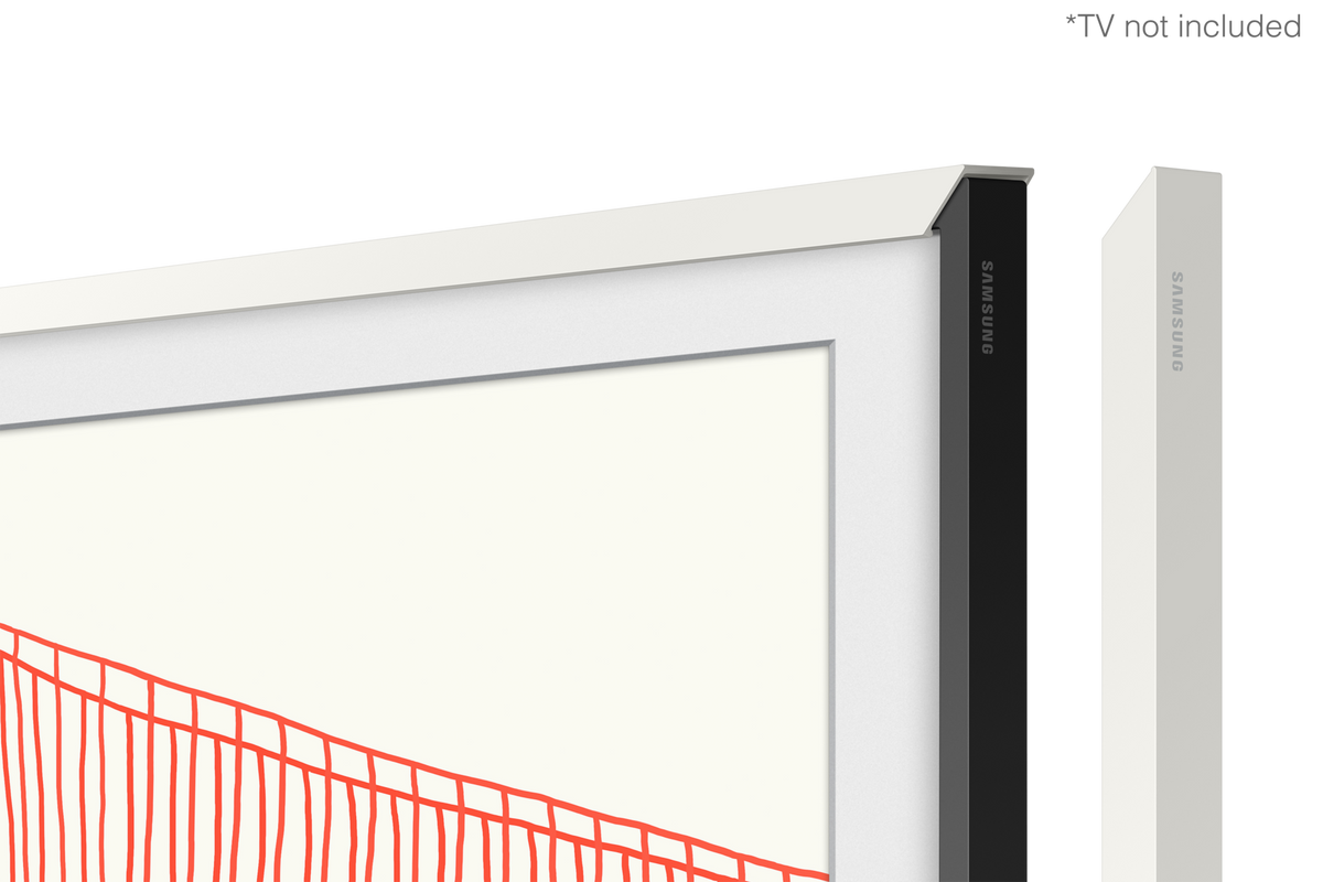 Samsung 1.08 m Modern White Customisable Bezel for The Frame TV (2021) — VG-SCFA43WTBXL — product view