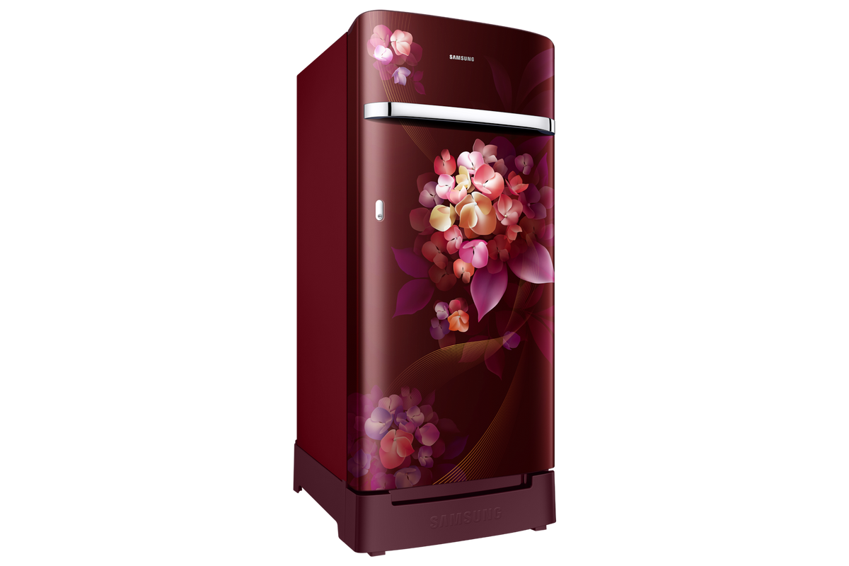 Samsung 189 L Single Door Refrigerator with Horizontal Curve Design, 4★ RR21H2H24HT — RR21H2H24HT/HL — product view