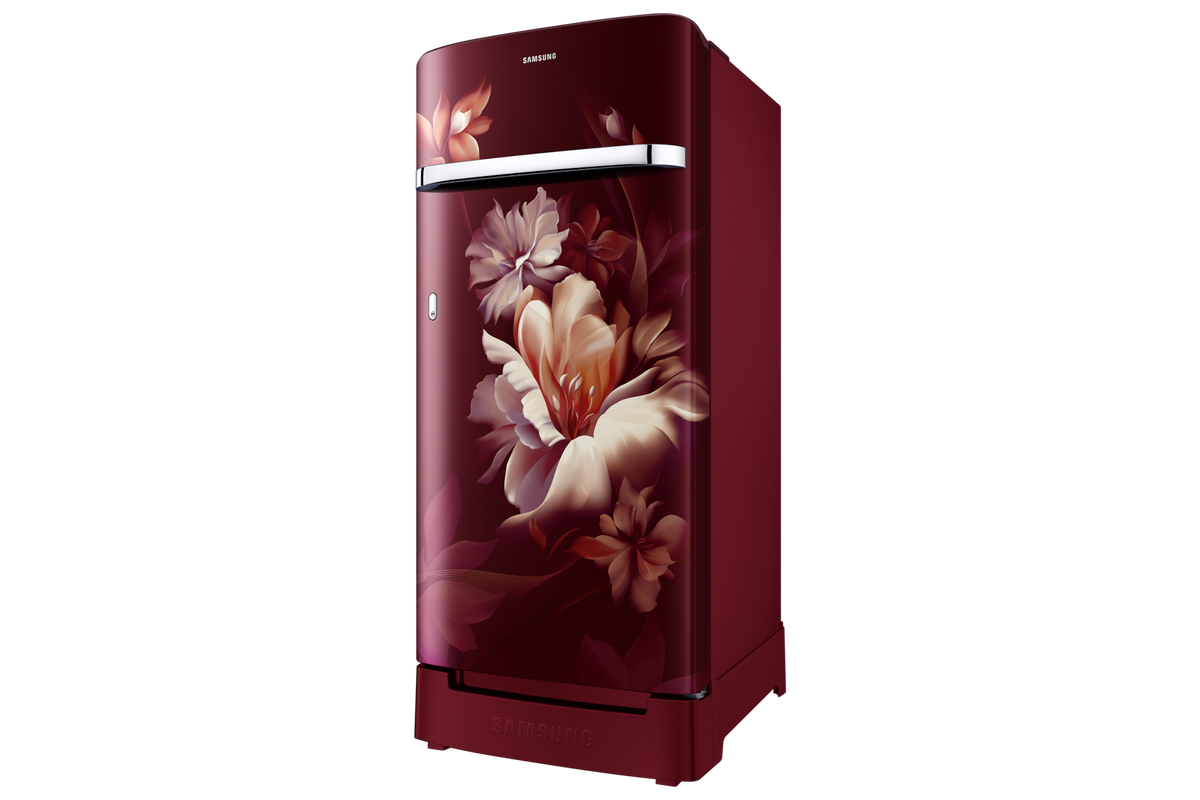 Samsung 189 L Single Door Refrigerator with Horizontal Curve Design, 4★ RR21H2H24RZ — RR21H2H24RZ/HL — product view