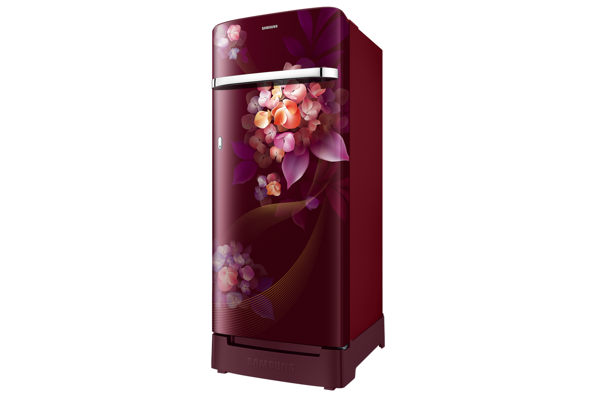 Samsung 215 L Single Door Refrigerator with Horizontal Curve Design, 4★ RR23H2H34HT — RR23H2H34HT/HL — product view