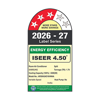Samsung Bespoke AI Inverter Split AC, 3 Star (2026) AR50H24D1XH 6.30 kW (1.79) — AR50H24D1XHNNA — alternate view