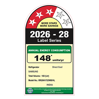 Samsung 183 L Single Door Refrigerator with Stylish Grandé Design, 3★ RR20H1723WB — RR20H1723WB/HL — alternate view