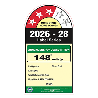 Samsung 183 L Single Door Refrigerator with Stylish Grandé Design, 3★ RR20H1Y23S8 — RR20H1Y23S8/HL — alternate view