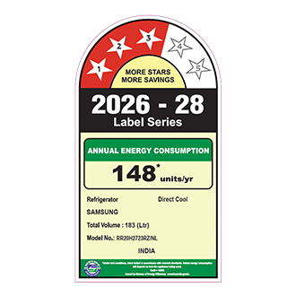 Samsung 183 L Single Door Refrigerator with Stylish Grandé Design, 3★ RR20H2723RZ — RR20H2723RZ/NL — alternate view