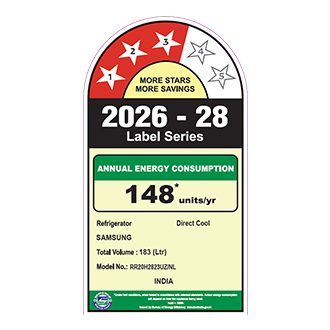 Samsung 183 L Single Door Refrigerator with Stylish Grandé Design, 3★ RR20H2823UZ — RR20H2823UZ/NL — alternate view